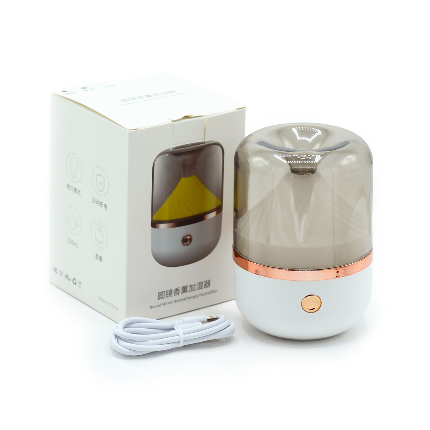 Urban Aroma Diffuser White & Bronze