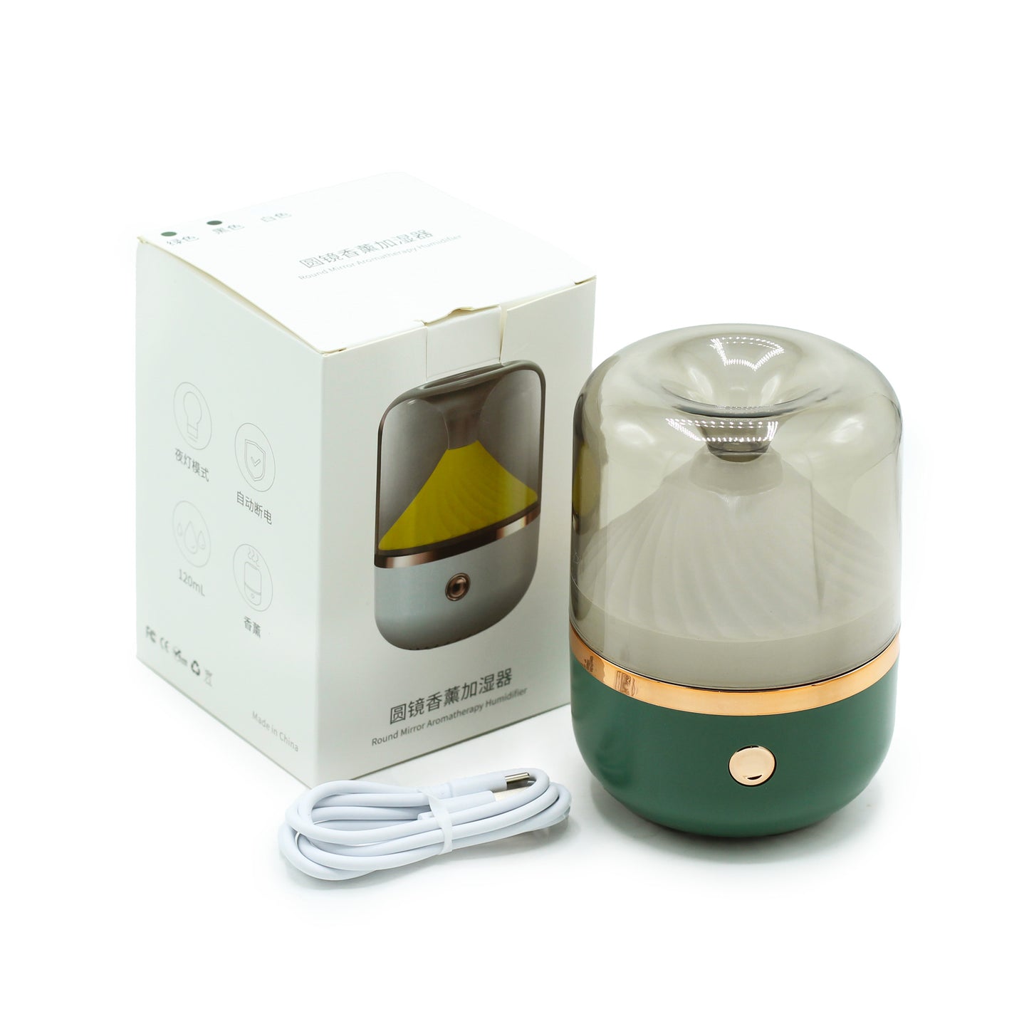 Urban Aroma Diffuser Green & Bronze