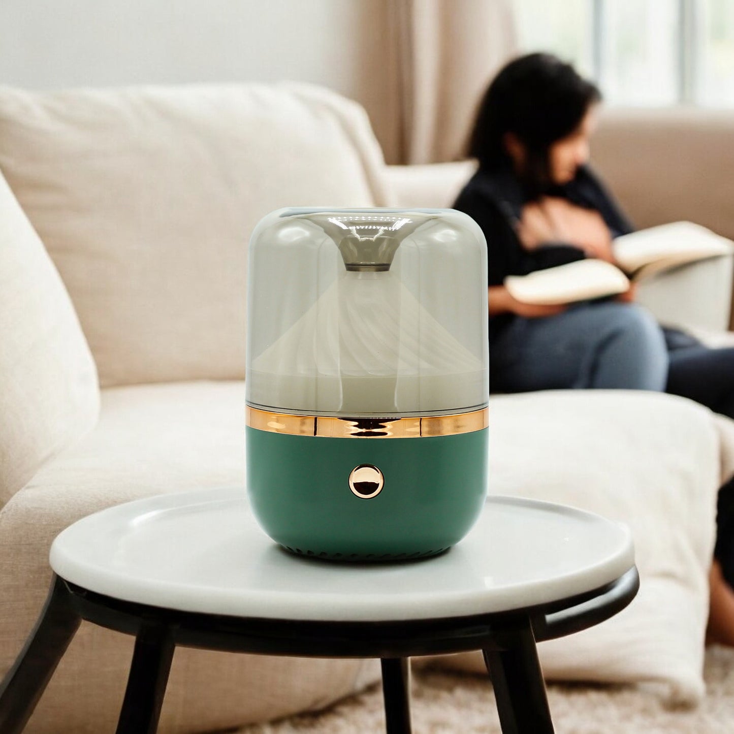 Urban Aroma Diffuser Green & Bronze