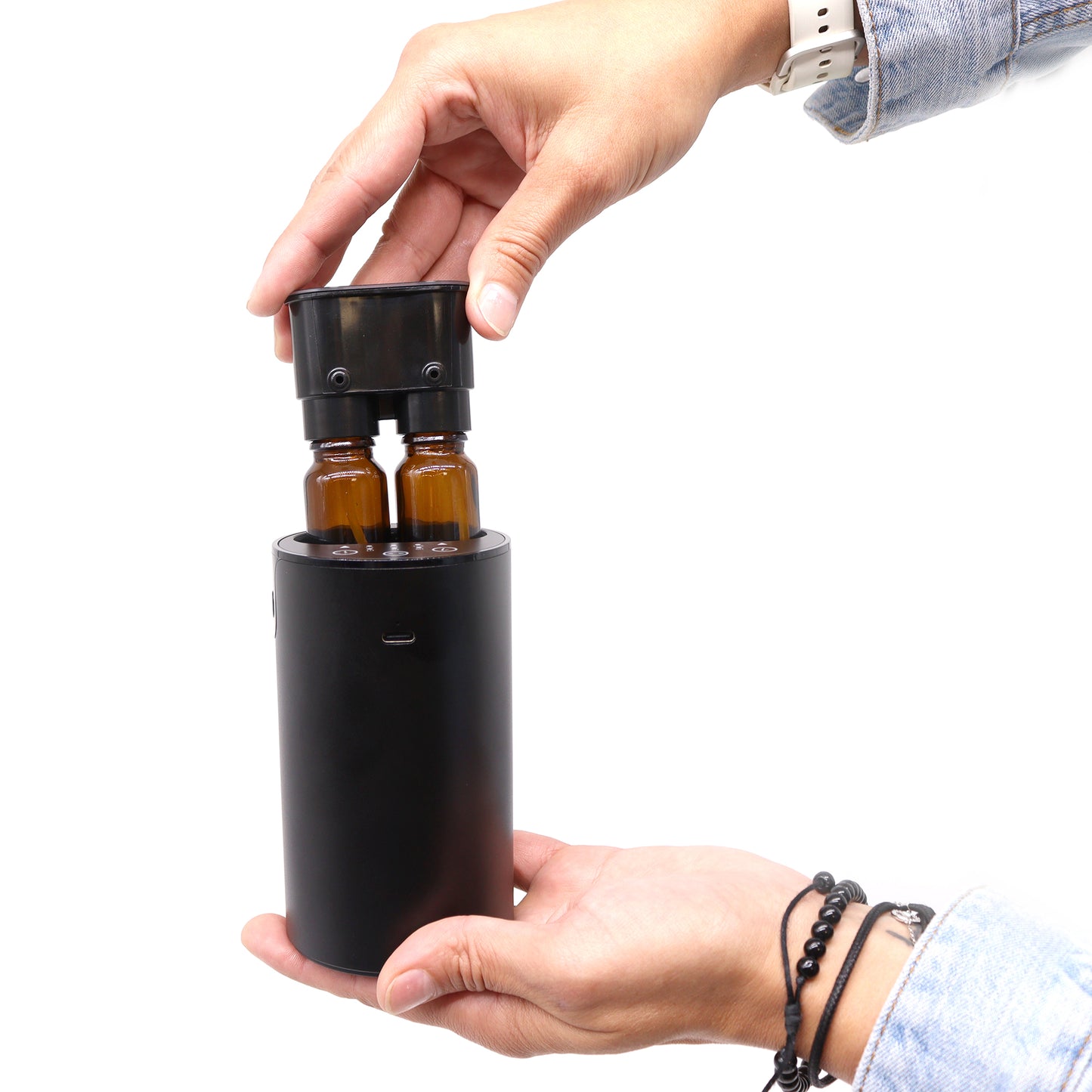 Double Essential Oil Waterless Nebulizer