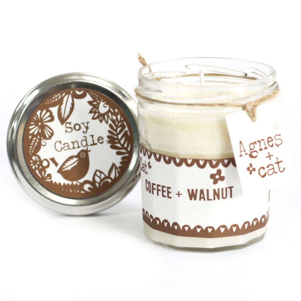 Agnes+Cat Gift Box: Coffee & Walnut + Peonies & Japanese Bloom - tebaspa
