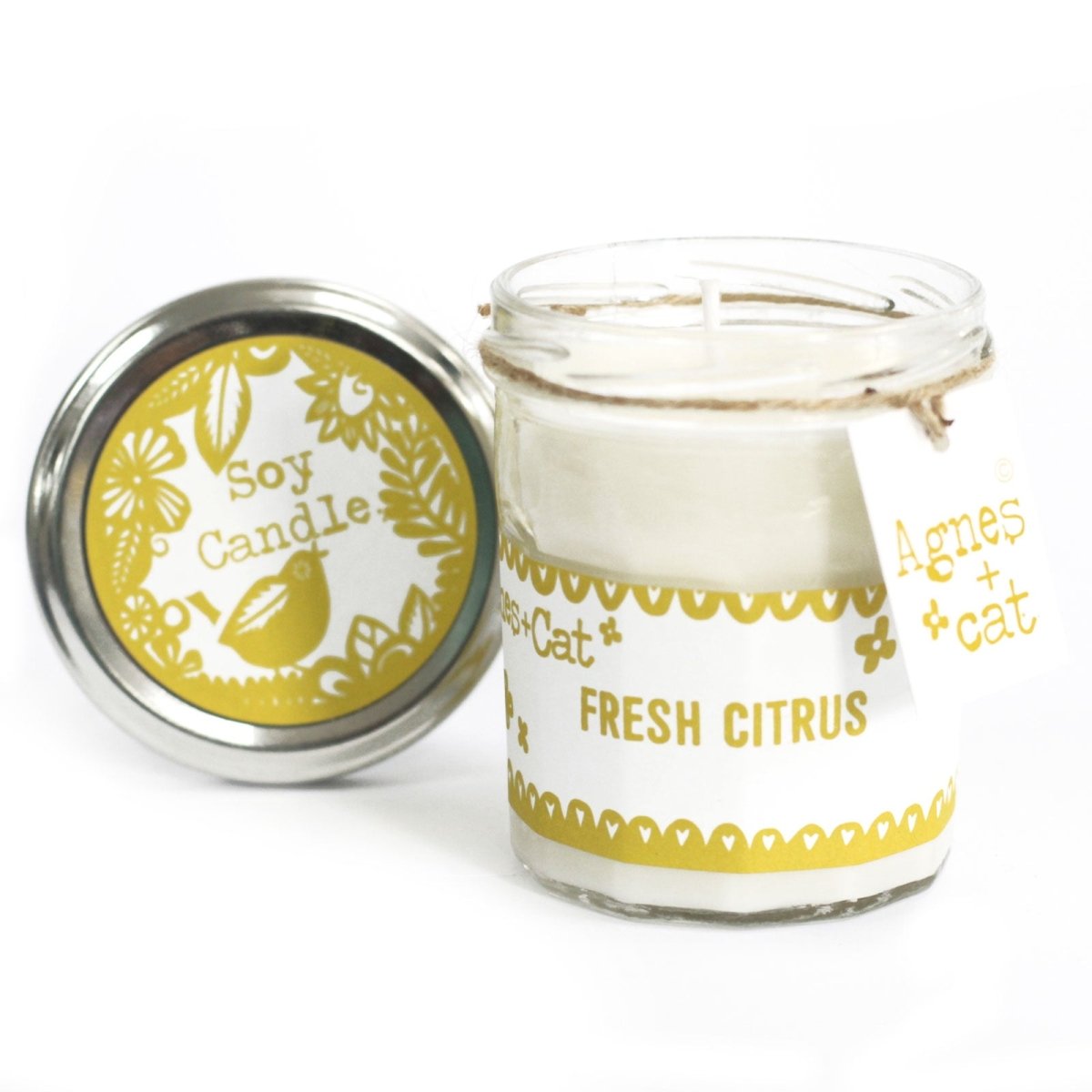Agnes+Cat Gift Box: Fresh Citrus + Clementine & Mor.Roll - tebaspa