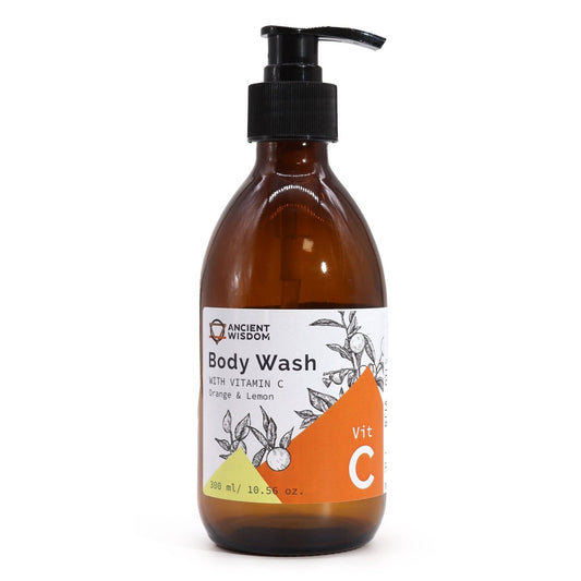 Aromatherapy Body Wash with Vitamin C – Orange & Lemon - tebaspa