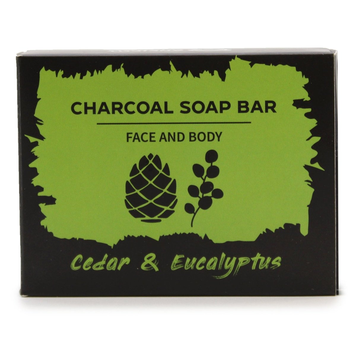 Charcoal Soap - Eucalyptus & Cedarwood - tebaspa