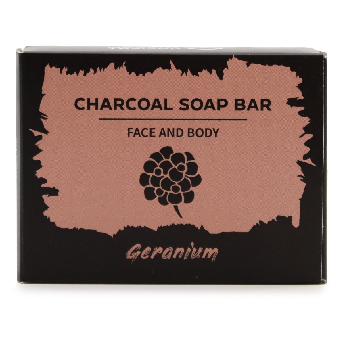 Charcoal Soap - Geranium - tebaspa