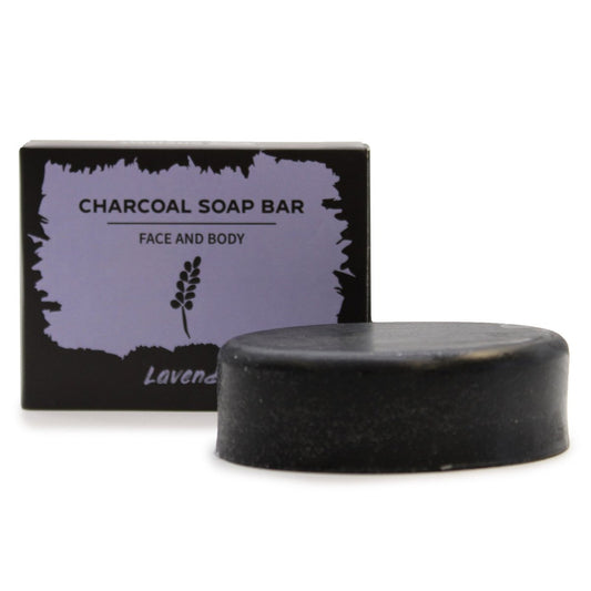 Charcoal Soap - Lavender - tebaspa