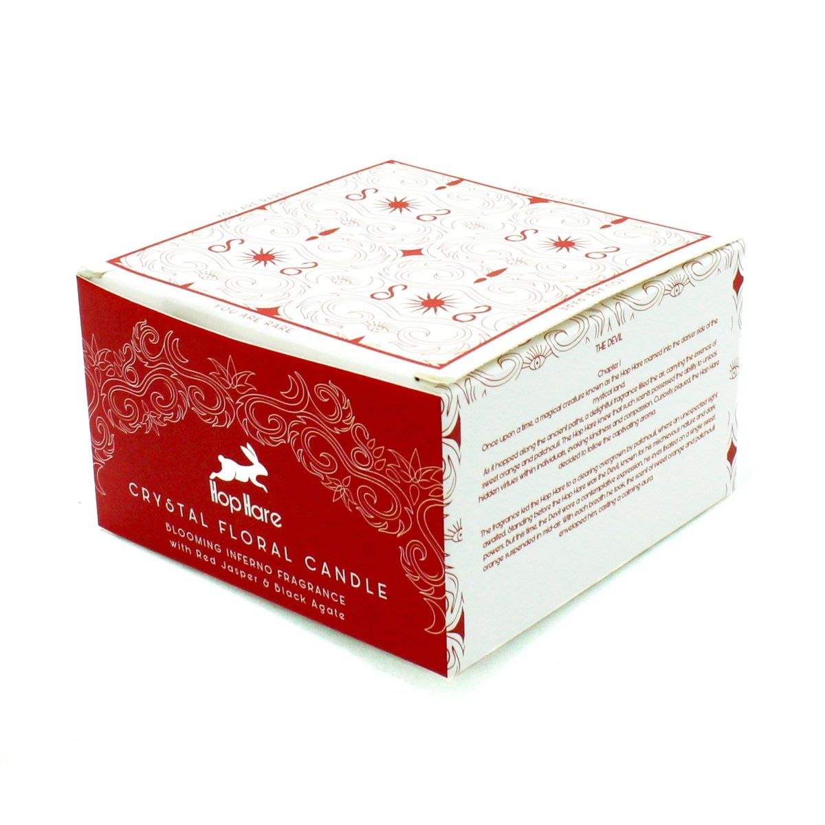 Crystal Magic Flower Candle - The Devil - tebaspa