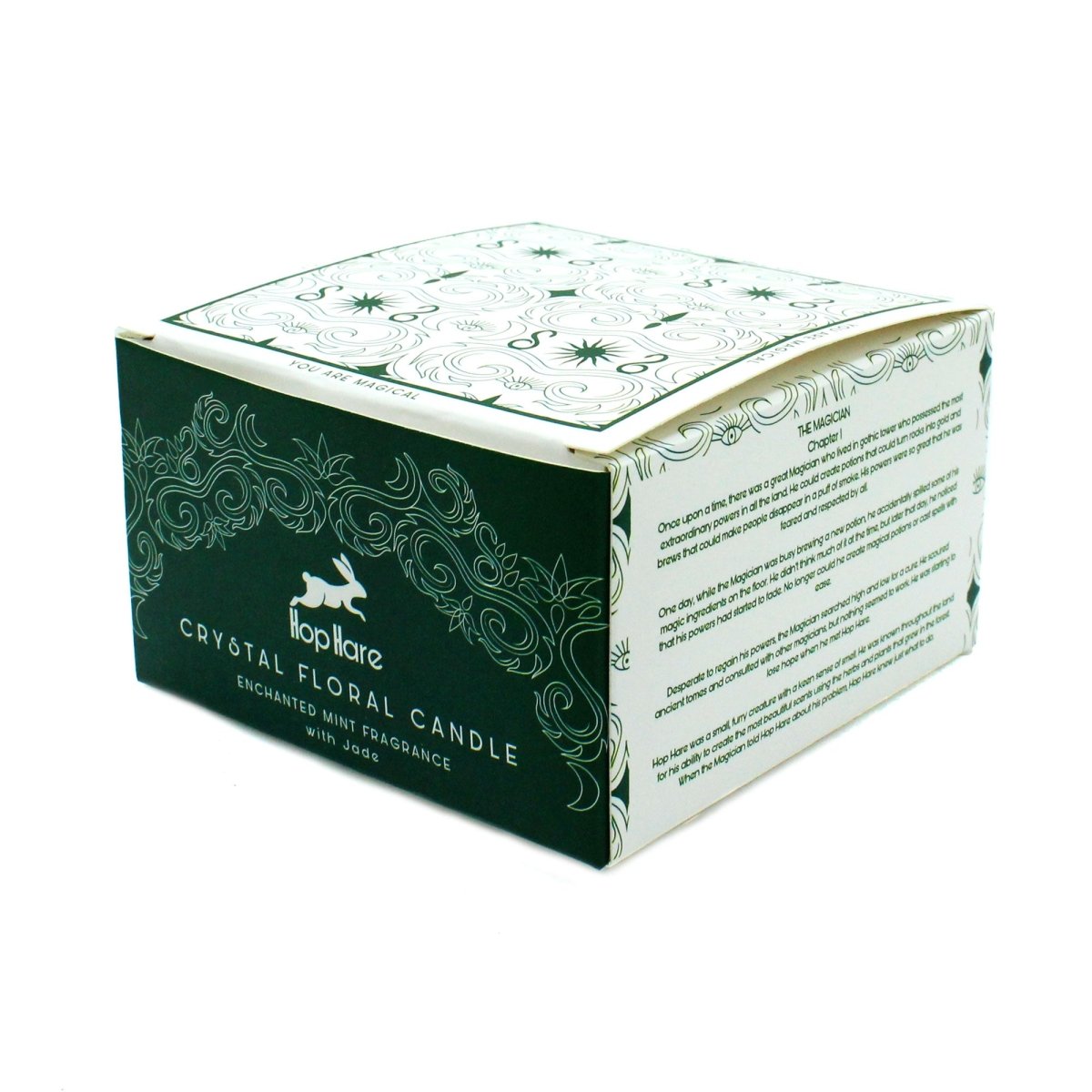 Crystal Magic Flower Candle - The Magician - tebaspa