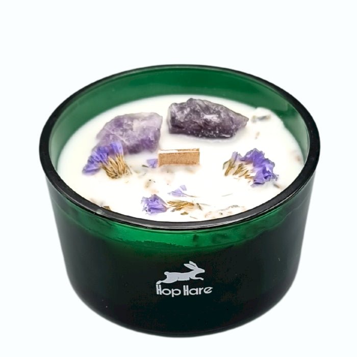 Crystal Magic Flower Candle - The Moon - tebaspa