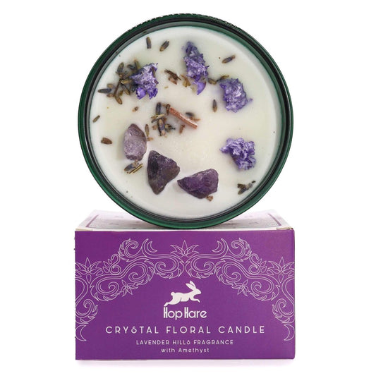 Crystal Magic Flower Candle - The Moon - tebaspa