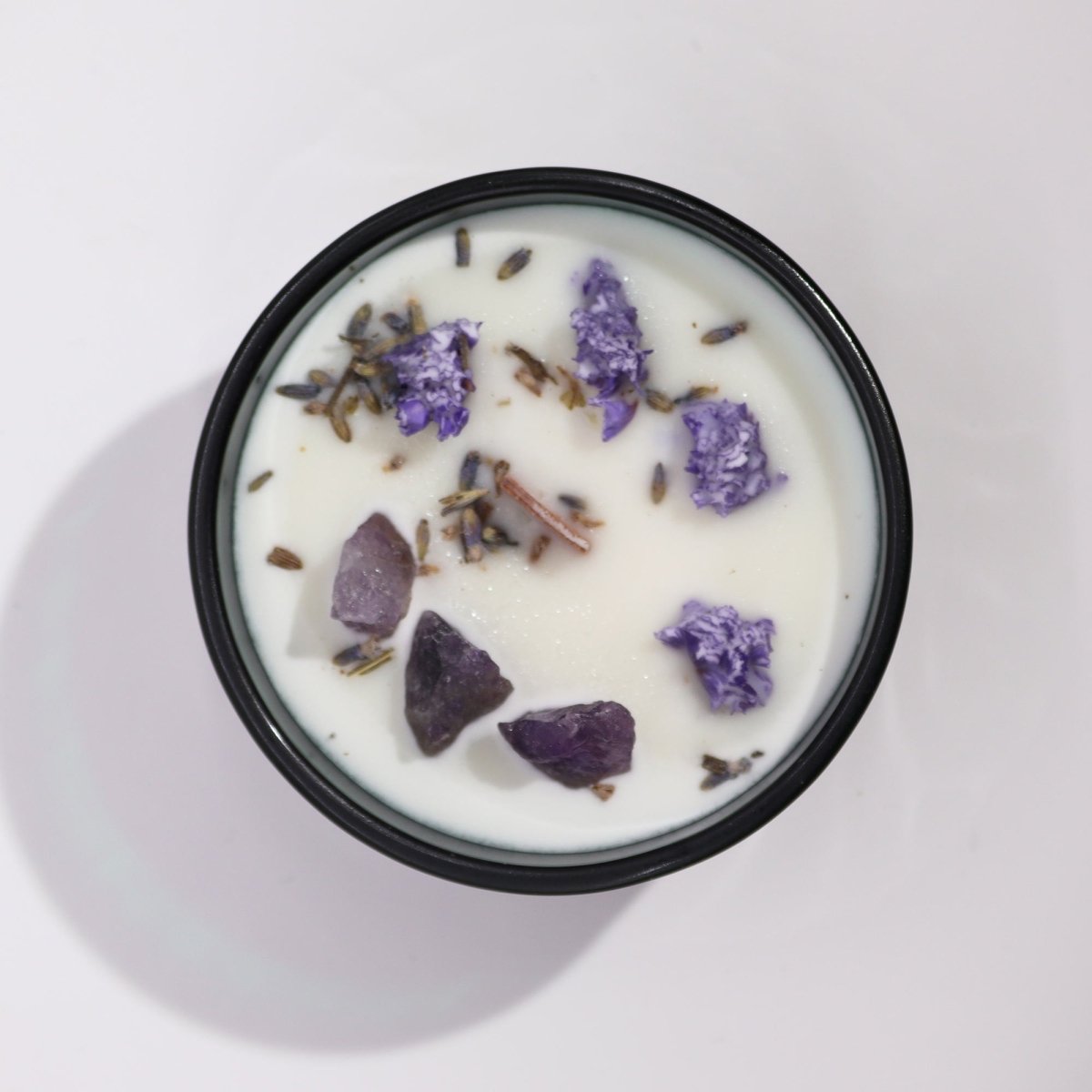Crystal Magic Flower Candle - The Moon - tebaspa