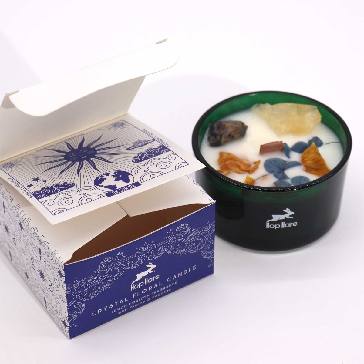 Crystal Magic Flower Candle - The Sun - tebaspa