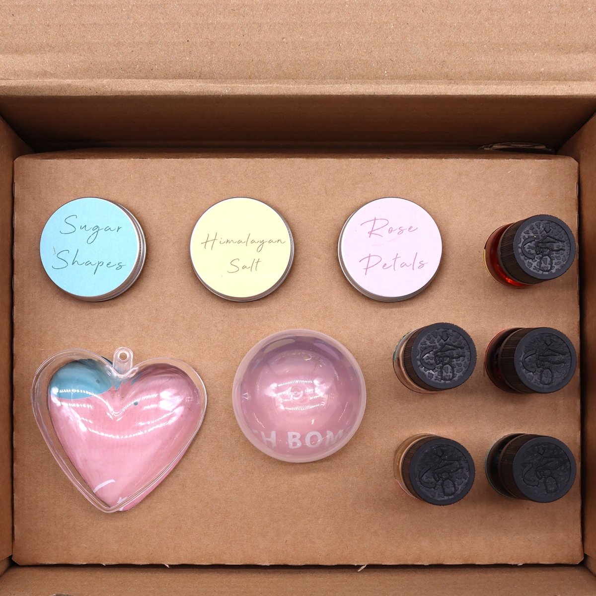 DIY Bath Bomb Kit - Rose & Bubblegum - tebaspa