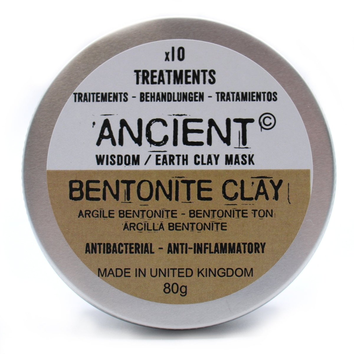 Face Mask Powder - Bentonite Clay - tebaspa