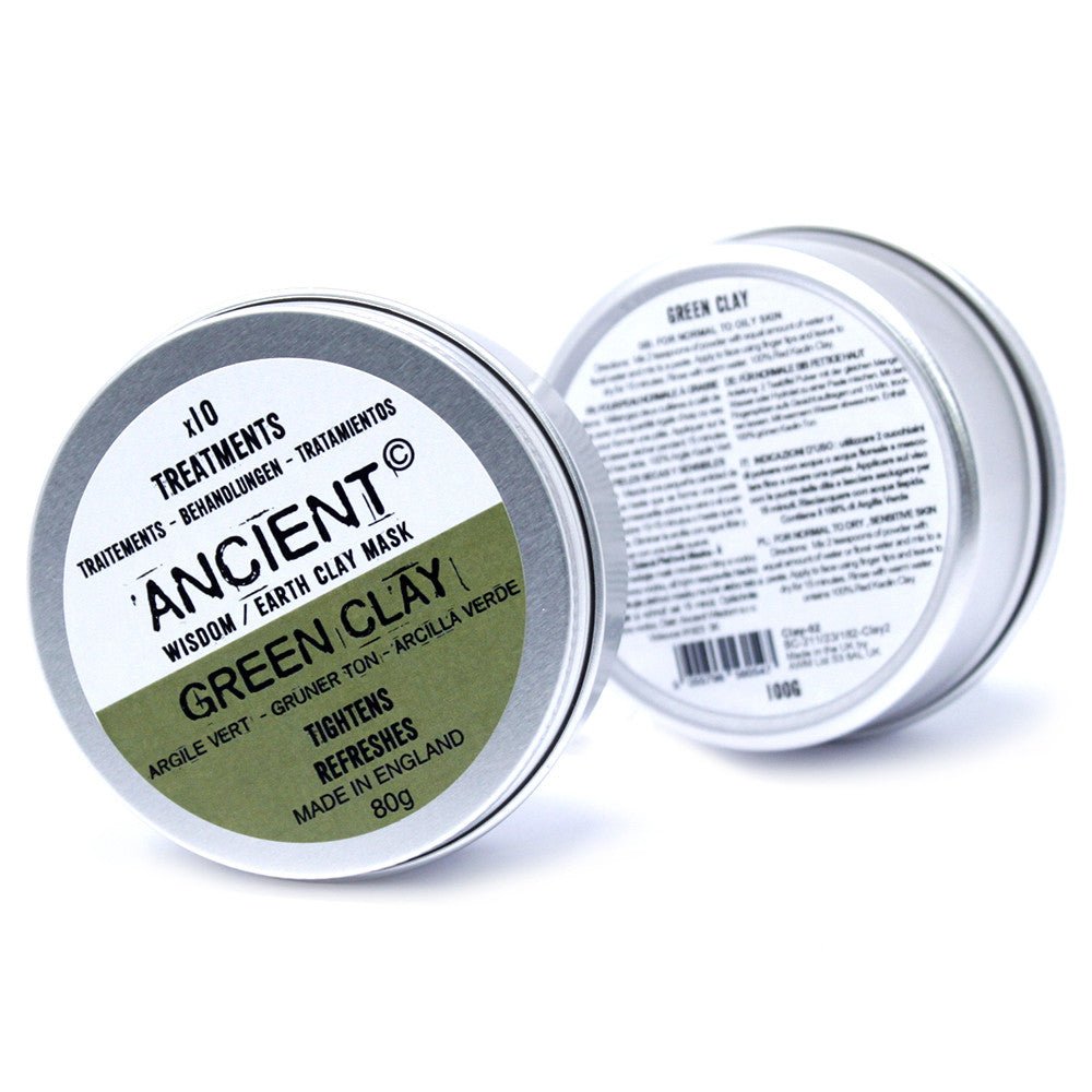 Face Mask Powder - Green Clay - tebaspa