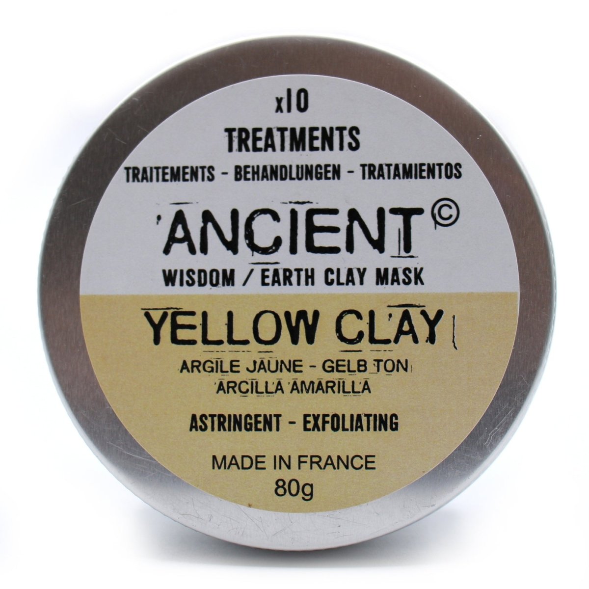 Face Mask Powder - Yellow Clay - tebaspa