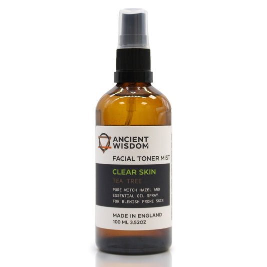 Facial Toner Mist - Witch Hazel & Tea Tree - tebaspa