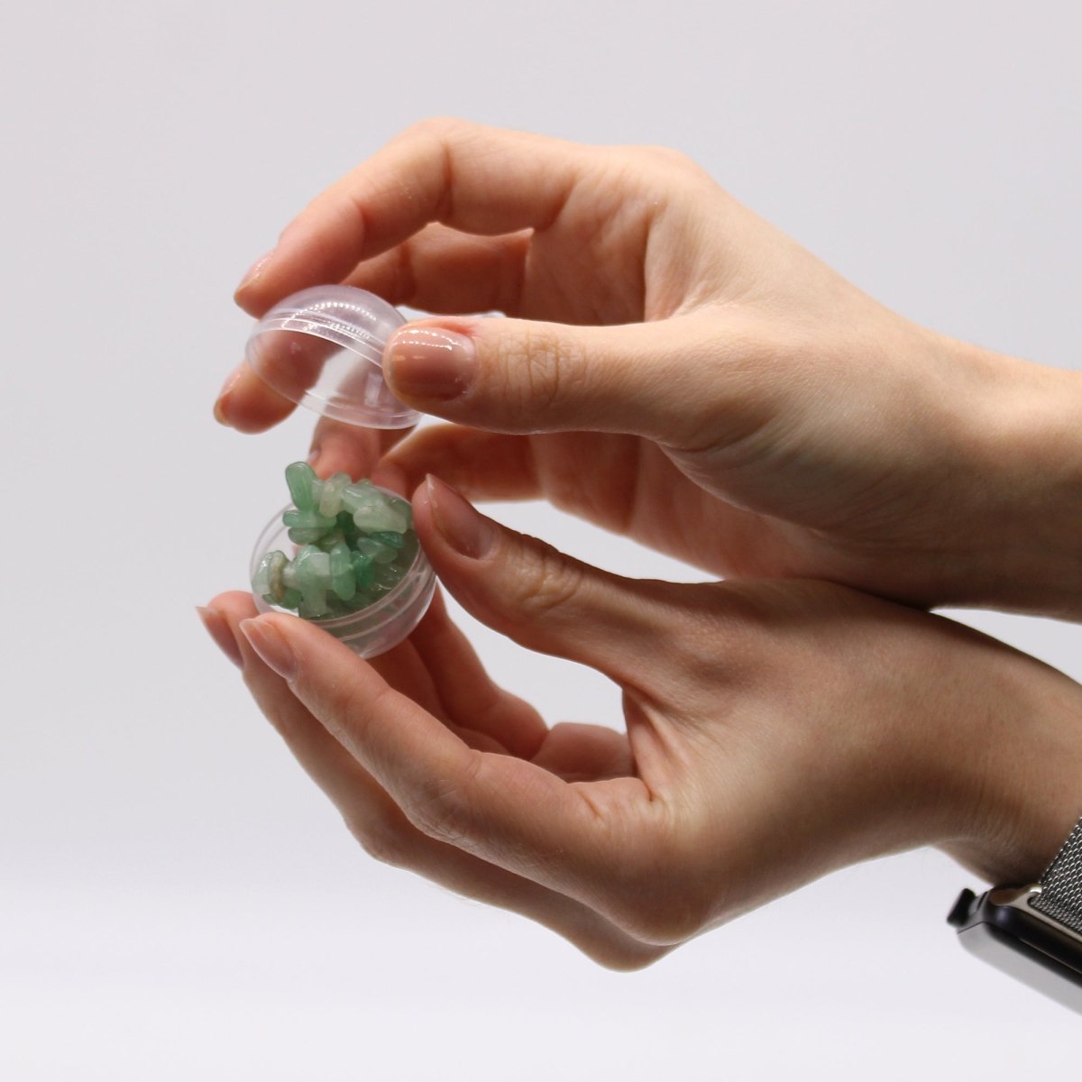 Green Aventurine Gem Bracelet Bath Bomb - tebaspa