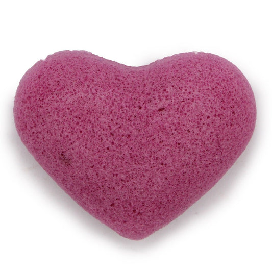 Konjac Heart Sponge - Lavender - tebaspa