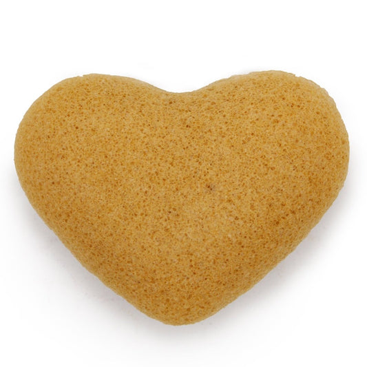 Konjac Heart Sponge - Peach - tebaspa