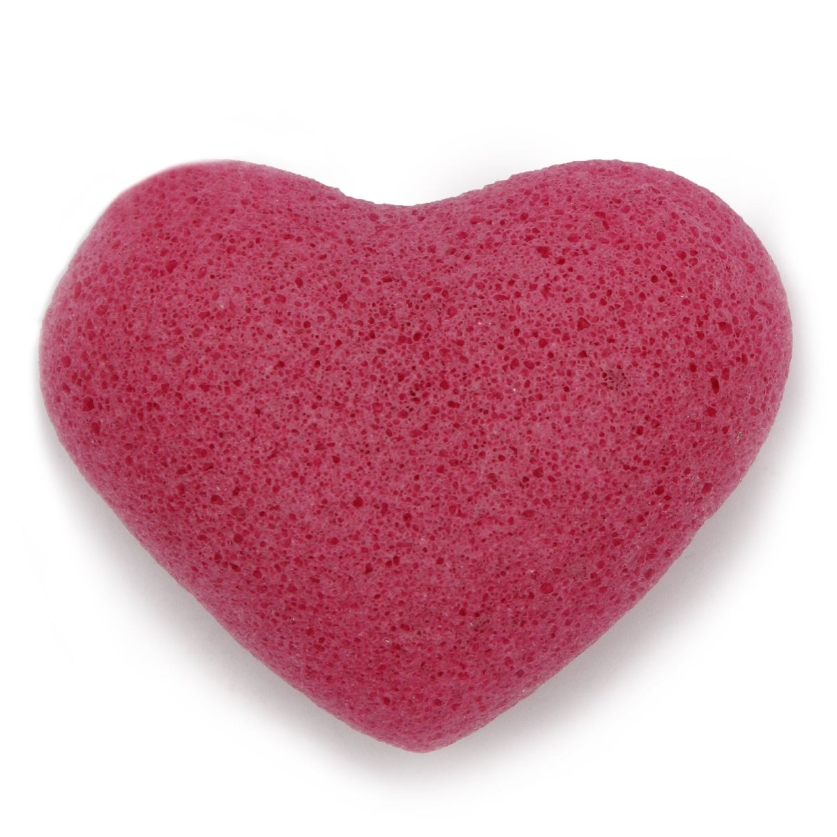 Konjac Heart Sponge - Rose - tebaspa