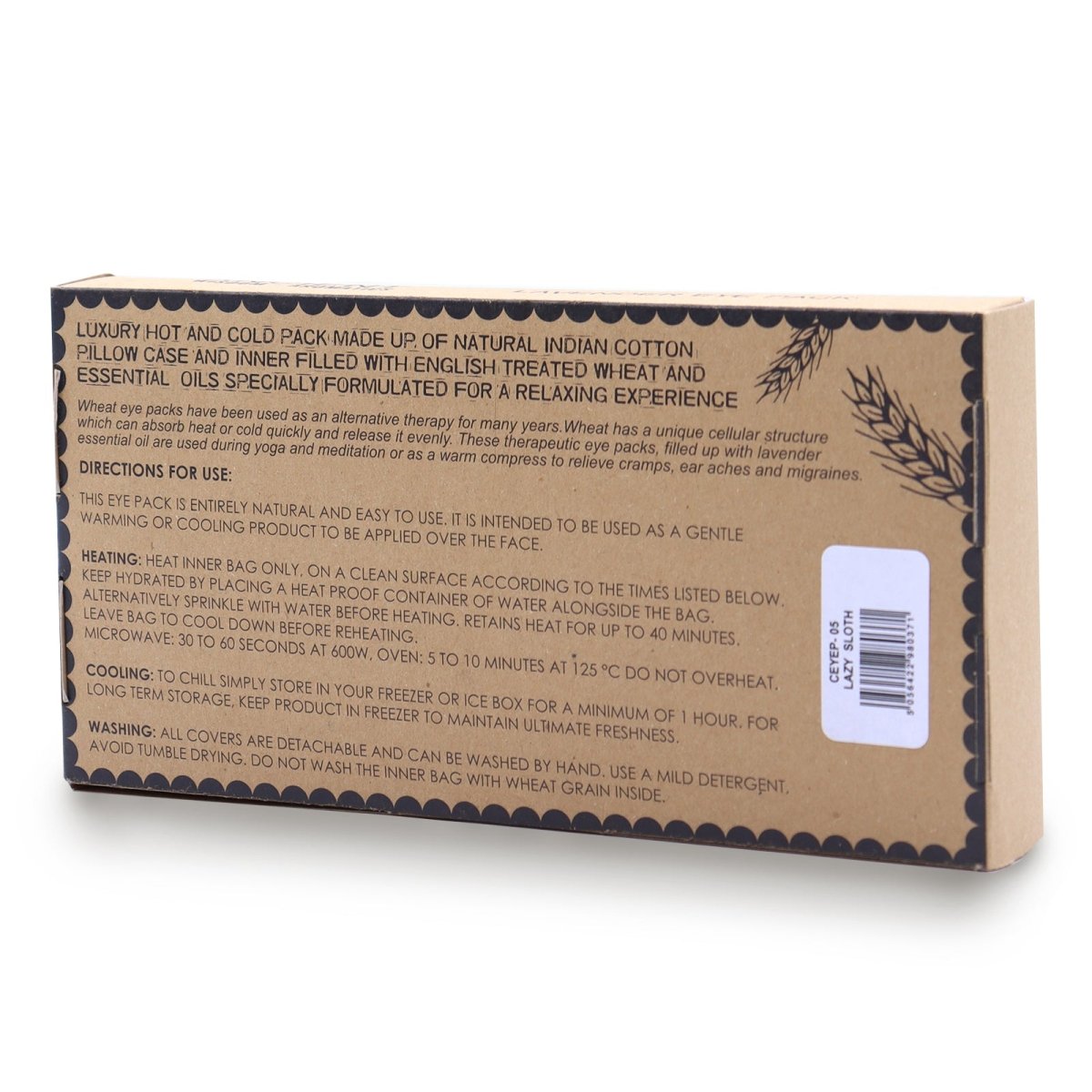 Lavender Eye Pillow – Lazy Sloth - tebaspa