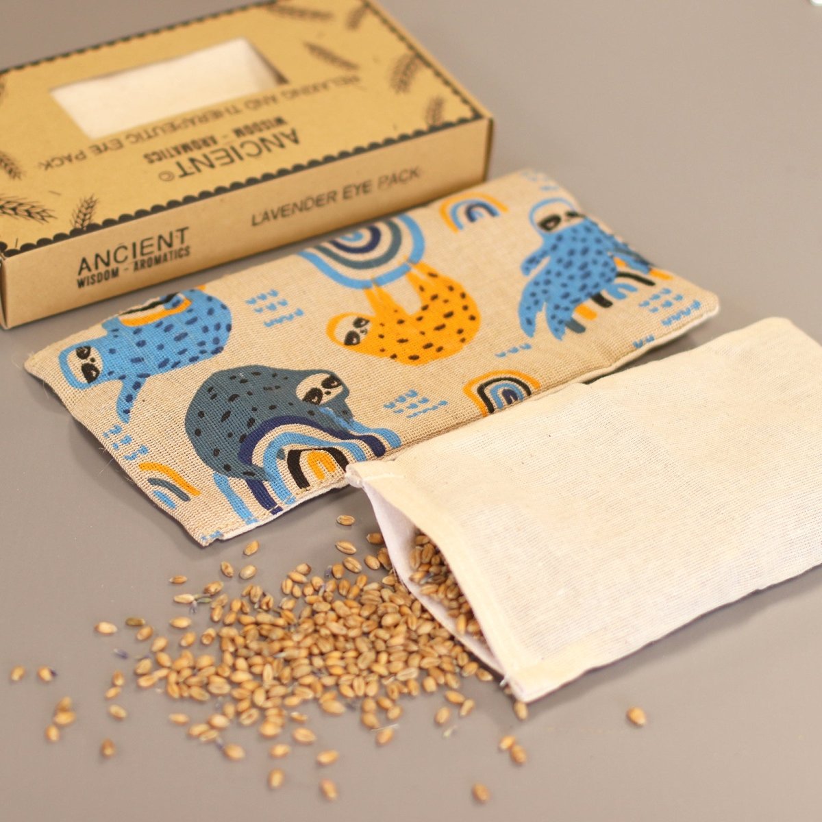 Lavender Eye Pillow – Lazy Sloth - tebaspa