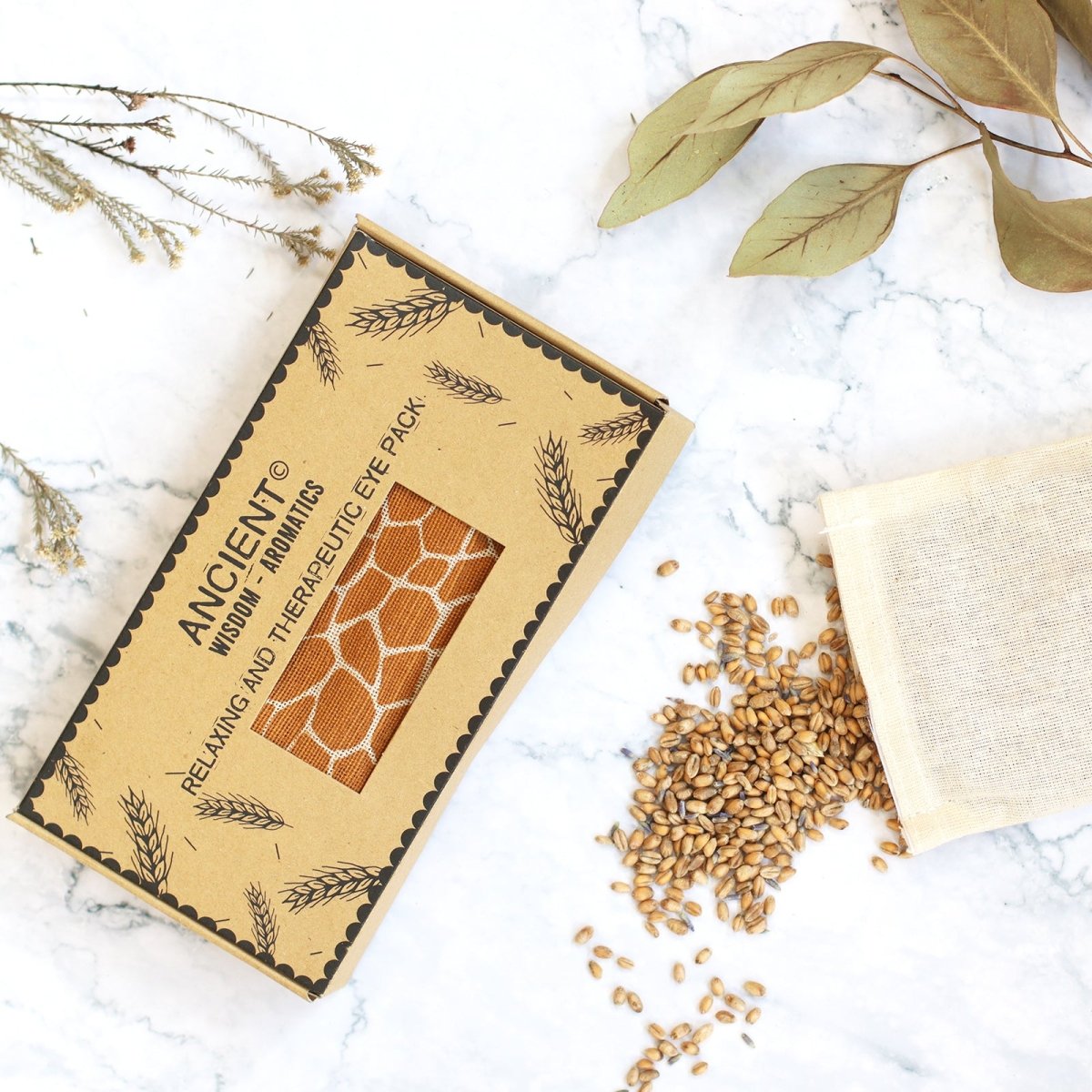 Lavender Eye Pillow – Madagascar Giraffe - tebaspa