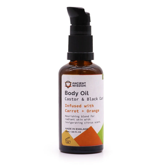 Organic Body Oil - Carrot & Orange - tebaspa