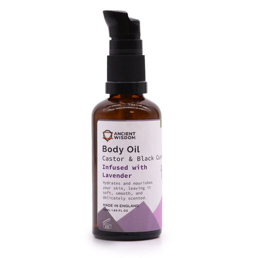 Organic Body Oil - Lavender - tebaspa