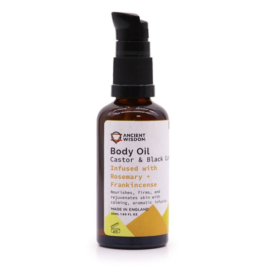 Organic Body Oil - Rosemary & Frankincense - tebaspa