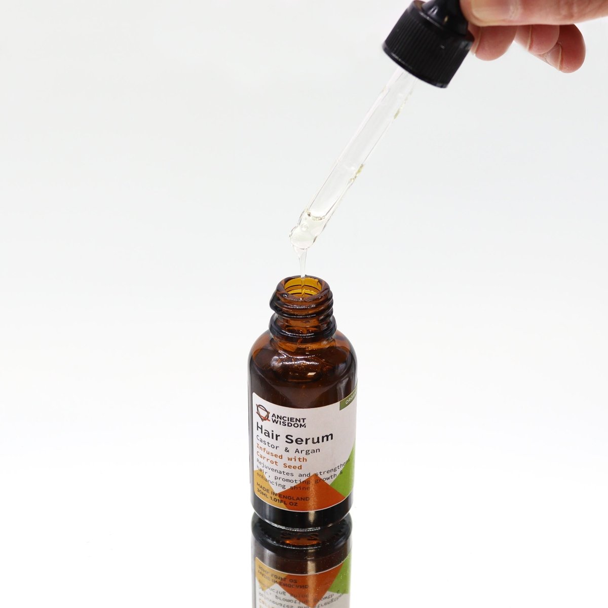Organic Hair Serum - Carrot Seed - tebaspa