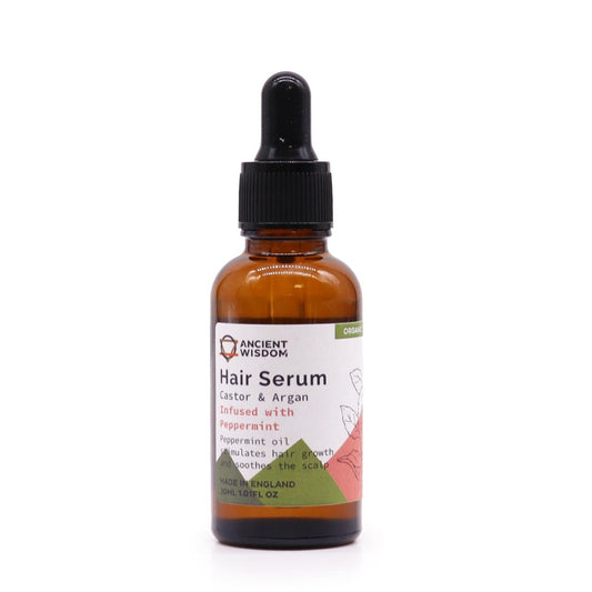 Organic Hair Serum - Peppermint - tebaspa