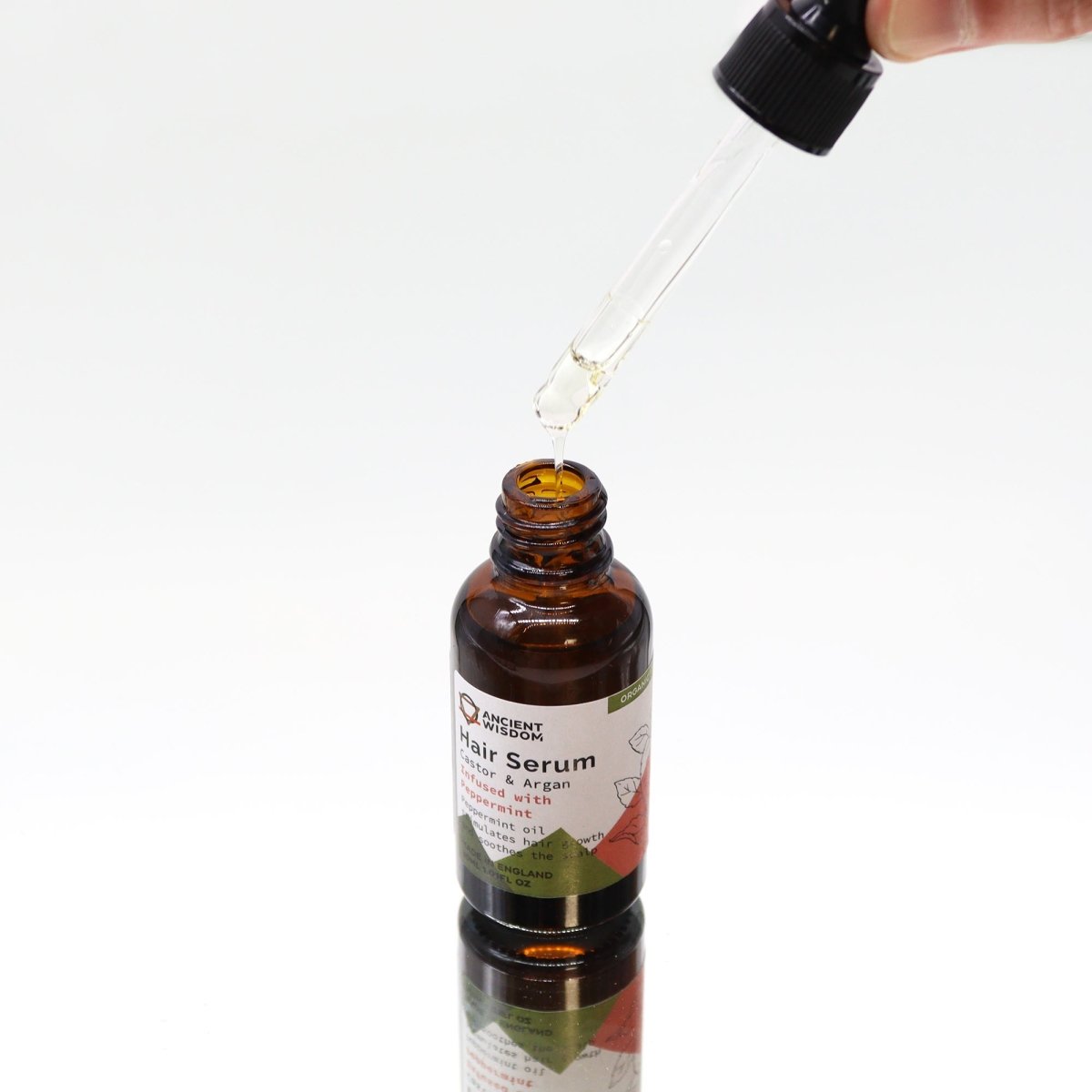 Organic Hair Serum - Peppermint - tebaspa
