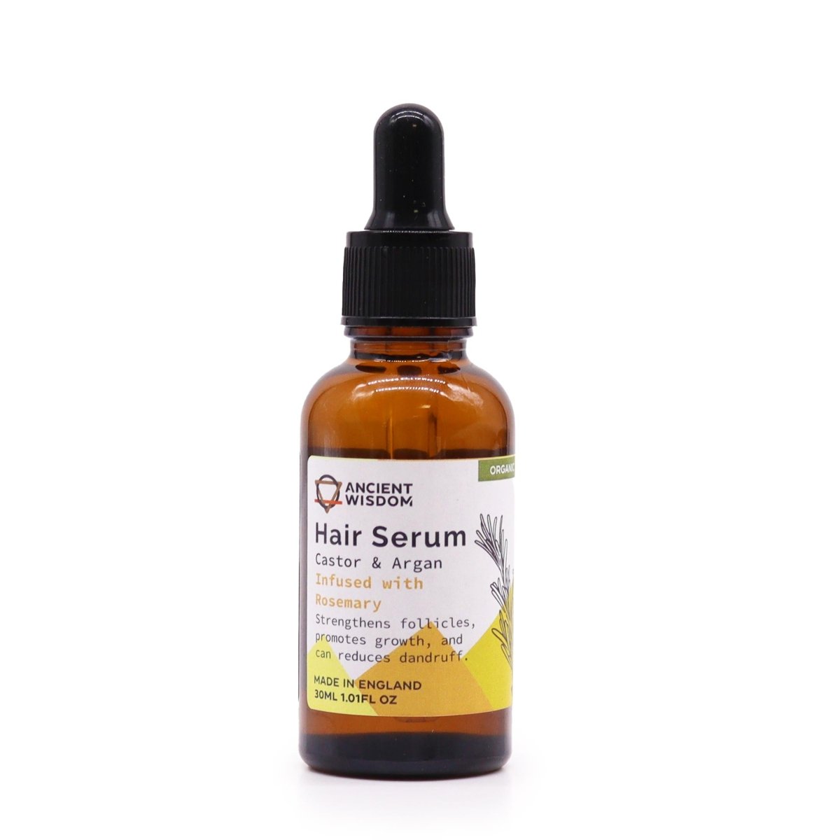 Organic Hair Serum - Rosemary - tebaspa