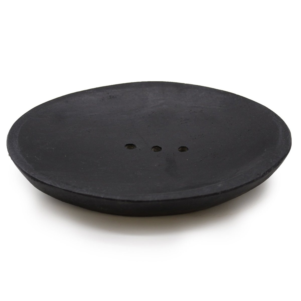 Oval Black Marble Soap Dish - tebaspa
