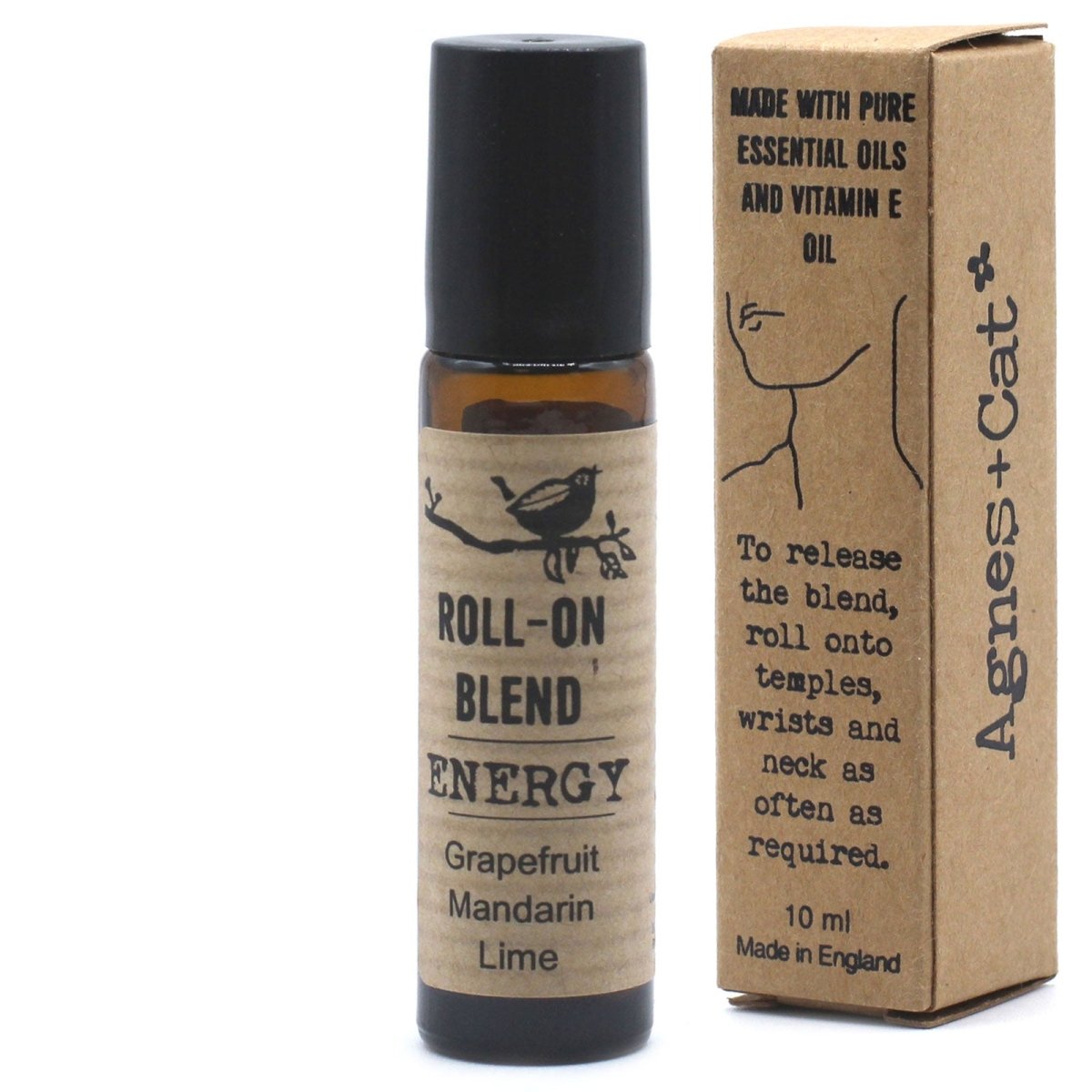 Roll On Essential Oil Blend - ENERGY - tebaspa