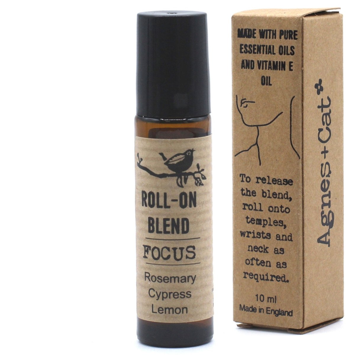 Roll On Essential Oil Blend - FOCUS - tebaspa