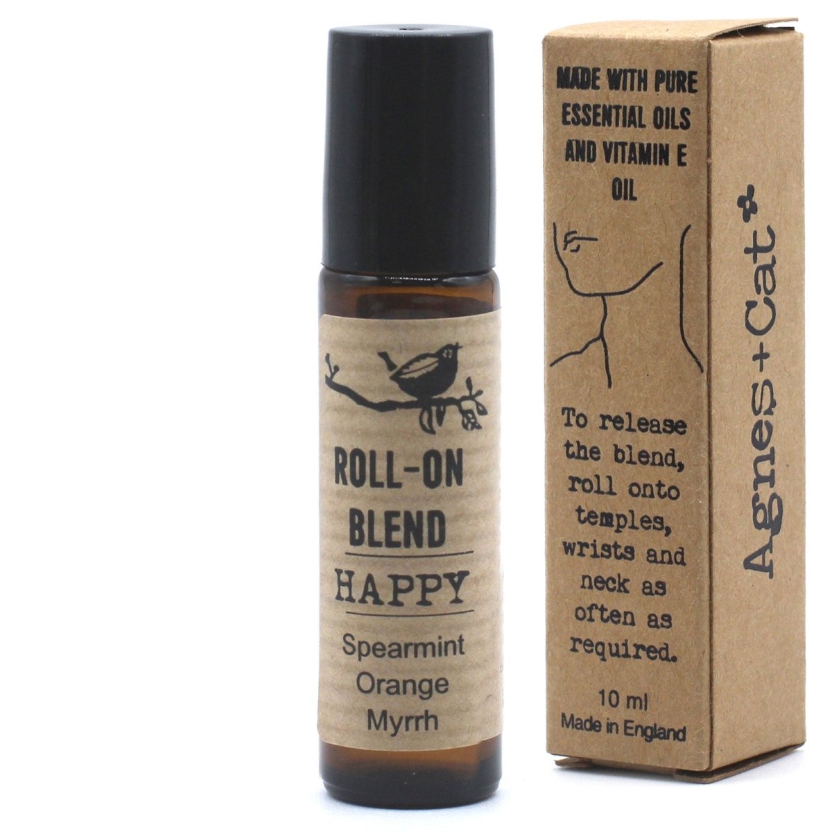 Roll On Essential Oil Blend - HAPPY - tebaspa