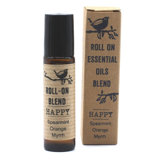 Roll On Essential Oil Blend - HAPPY - tebaspa