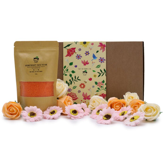 Salt & Flowers Spa Gift Set - Total Detox - tebaspa