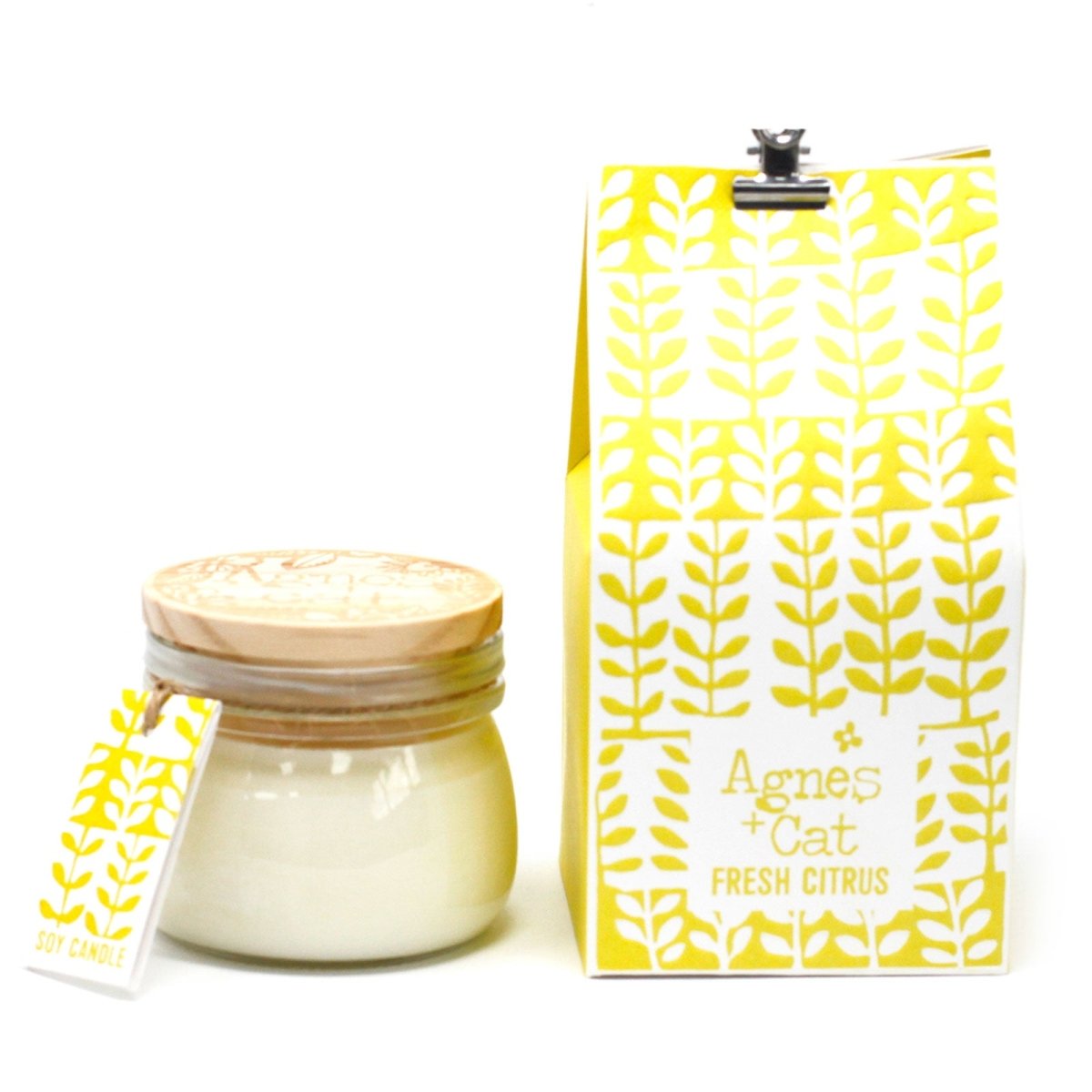 Small Kilner Jar Candle - Citrus - tebaspa