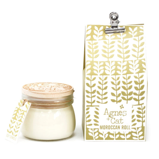 Small Kilner Jar Candle - Moroccan Roll - tebaspa