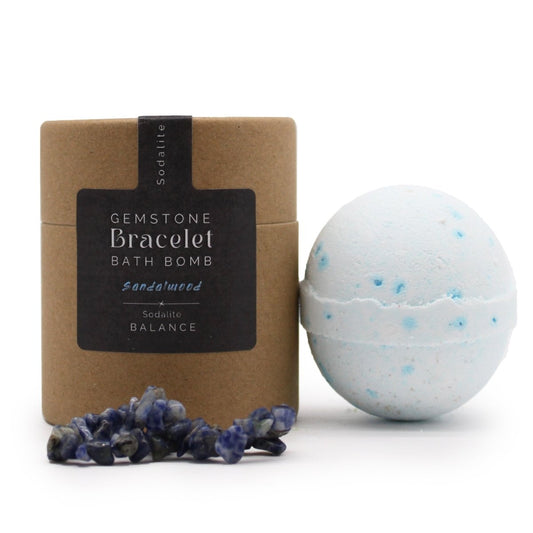 Sodalite Gem Bracelet Bath Bomb - tebaspa