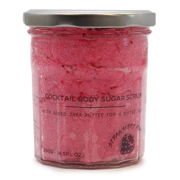Sugar Body Scrub - Strawberry Rum - tebaspa