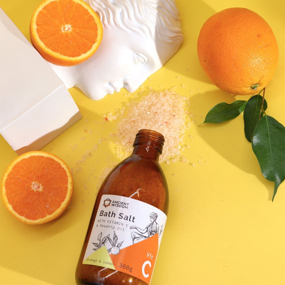 Vitamin C Bath Salt – Feel Like an Ancient Goddess - tebaspa
