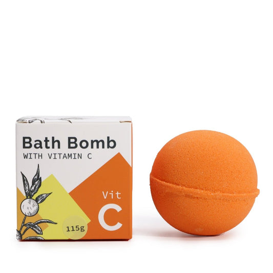 Vitamin C Infused Bath Bomb with Essential Oils - tebaspa