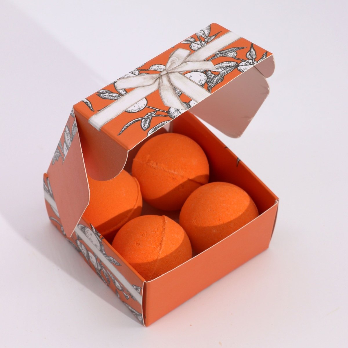 Zesty Vitamin C Bath Bombs Set – Aromatherapy Quartet - tebaspa