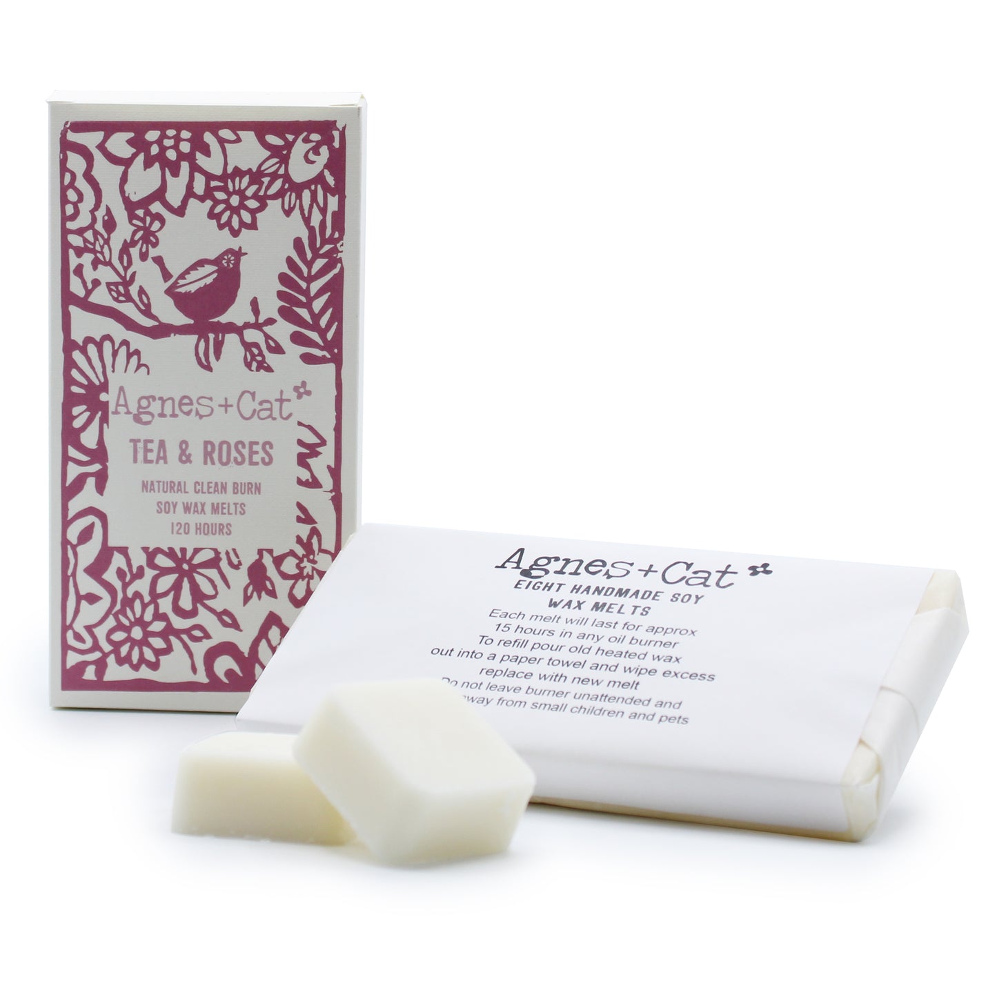 Natural Soy Wax Melts - Tea + Roses