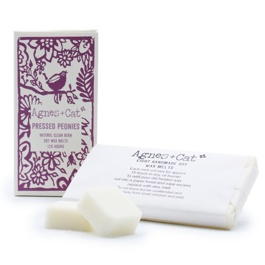 Natural Soy Wax Melts - Pressed Peonie